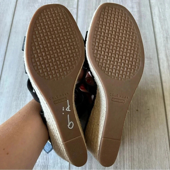 Cole Haan Women's Espadrille Wedge Sandals - Picture 4 of 8